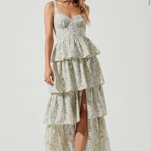Astr The Label Midsummer Eyelet Tiered Maxi
